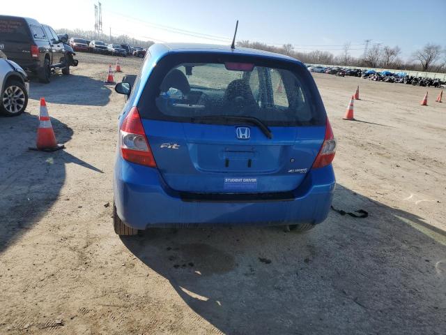 JHMGD38417S057574 - 2007 HONDA FIT BLUE photo 6