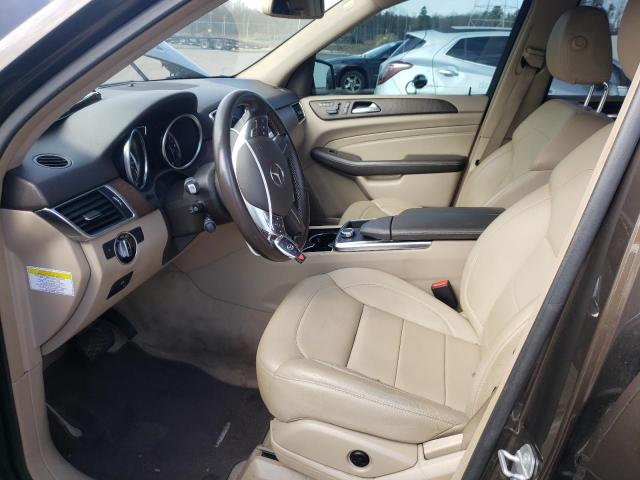 4JGDA5HB2CA026708 - 2012 MERCEDES-BENZ ML 350 4MATIC BROWN photo 7
