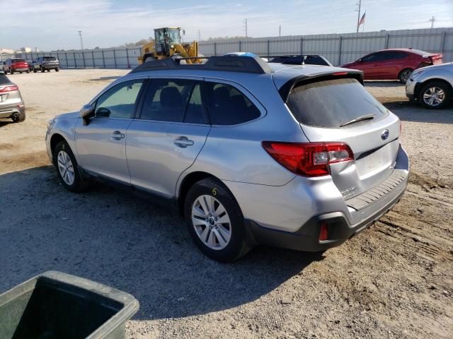 4S4BSAFC2J3354592 - 2018 SUBARU OUTBACK 2.5I PREMIUM SILVER photo 2