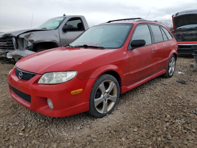 JM1BJ245821631521 - 2002 MAZDA PROTEGE PR5 RED photo 1