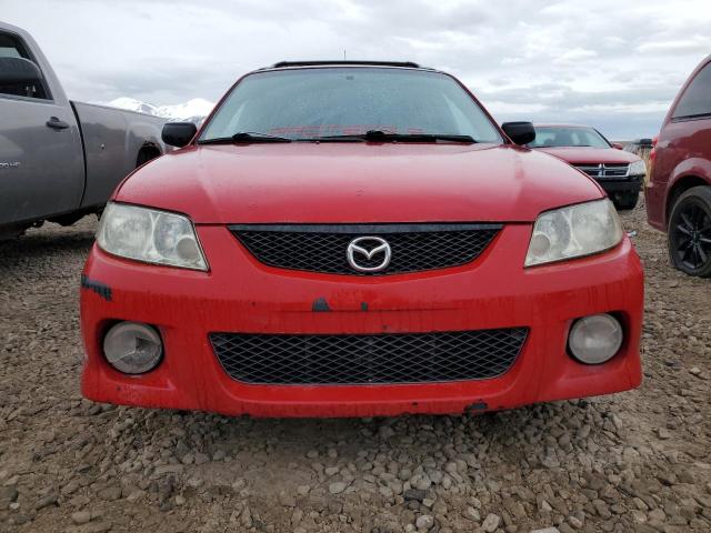 JM1BJ245821631521 - 2002 MAZDA PROTEGE PR5 RED photo 5