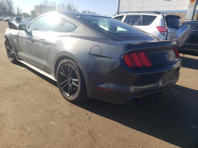 1FA6P8CF0H5335431 - 2017 FORD MUSTANG GT GRAY photo 2