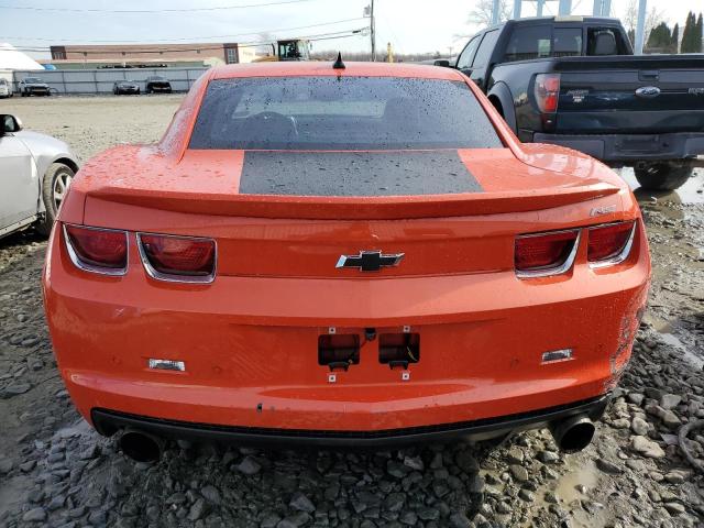 2G1FC1EVXA9174475 - 2010 CHEVROLET CAMARO LT ORANGE photo 6