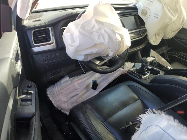 5TDJKRFHXFS077898 - 2015 TOYOTA HIGHLANDER XLE WHITE photo 8