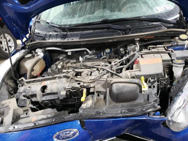 3FADP4EJ2KM151773 - 2019 FORD FIESTA SE BLUE photo 11