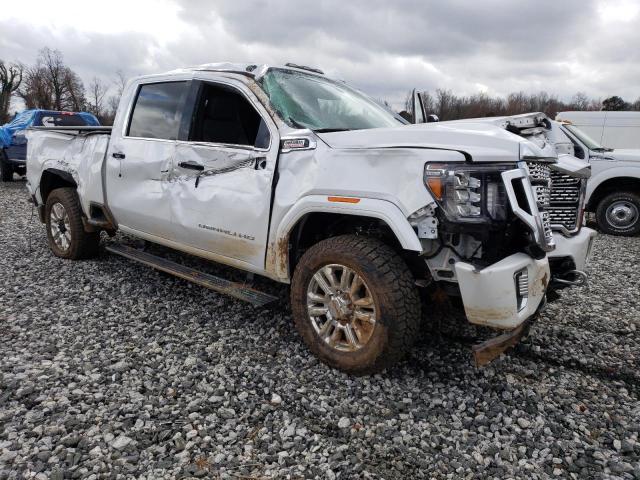 1GT49WEY3NF222187 - 2022 GMC SIERRA K3500 DENALI WHITE photo 4