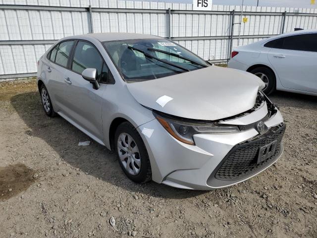 5YFEPMAEXMP176441 - 2021 TOYOTA COROLLA LE SILVER photo 4