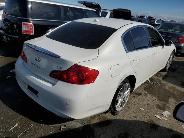 JN1CV6AP8AM408742 - 2010 INFINITI G37 BASE WHITE photo 3