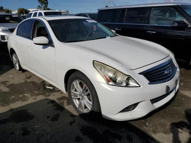 JN1CV6AP8AM408742 - 2010 INFINITI G37 BASE WHITE photo 4