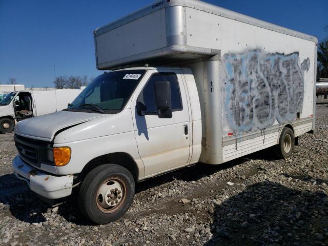 1FDXE45SX6HA85114 - 2006 FORD ECONOLINE E450 SUPER DUTY CUTAWAY VAN WHITE photo 1