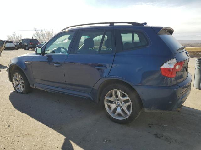 WBXPA93496WG82015 - 2006 BMW X3 3.0I BLUE photo 2