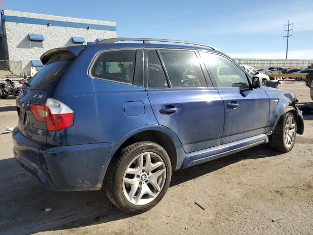 WBXPA93496WG82015 - 2006 BMW X3 3.0I BLUE photo 3