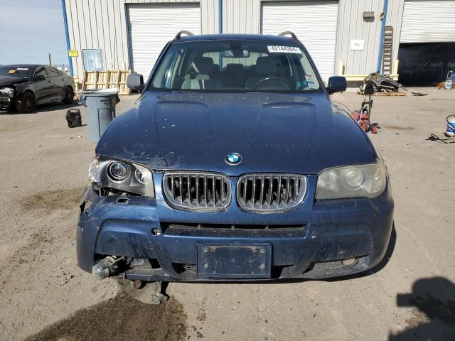 WBXPA93496WG82015 - 2006 BMW X3 3.0I BLUE photo 5