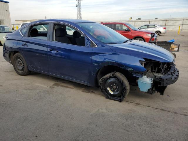 3N1AB7AP3KY282018 - 2019 NISSAN SENTRA S BLUE photo 4