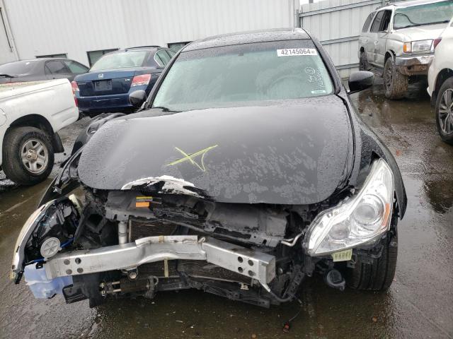 JN1CV6AP0DM714824 - 2013 INFINITI G37 BASE BLACK photo 5