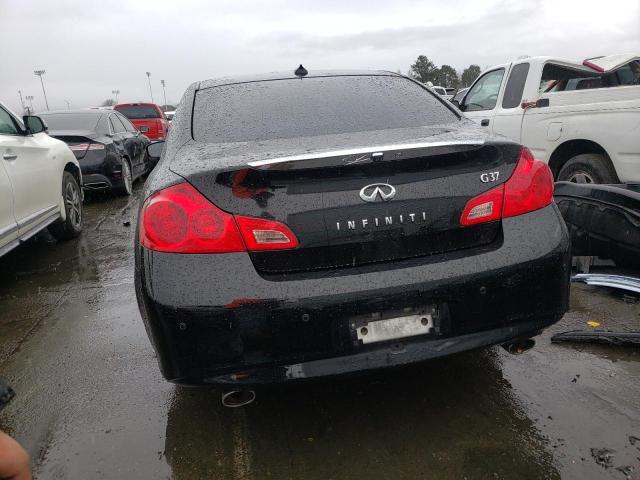 JN1CV6AP0DM714824 - 2013 INFINITI G37 BASE BLACK photo 6