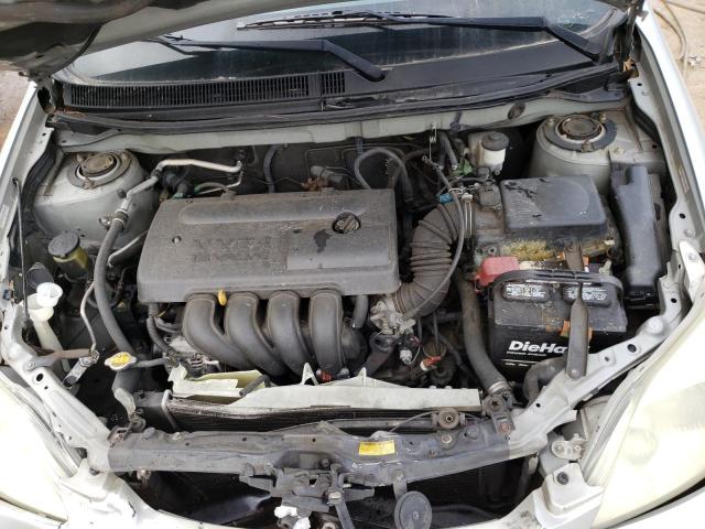 2T1KR32E14C316267 - 2004 TOYOTA COROLLA MA XR SILVER photo 11