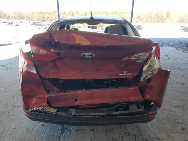 1FADP3F25EL204005 - 2014 FORD FOCUS SE BURGUNDY photo 6