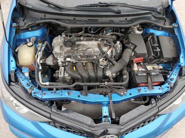 JTNKARJE8JJ562403 - 2018 TOYOTA COROLLA IM BLUE photo 11