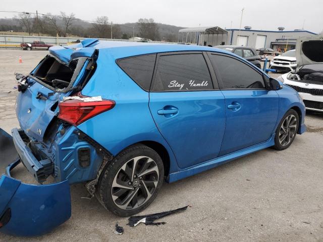 JTNKARJE8JJ562403 - 2018 TOYOTA COROLLA IM BLUE photo 3