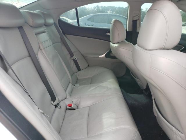 JTHBK262885052125 - 2008 LEXUS IS 250 WHITE photo 10