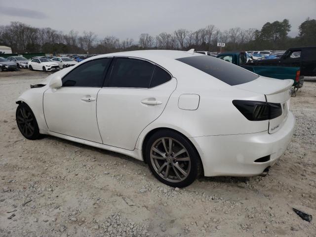 JTHBK262885052125 - 2008 LEXUS IS 250 WHITE photo 2