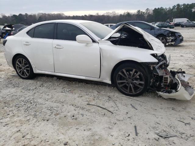 JTHBK262885052125 - 2008 LEXUS IS 250 WHITE photo 4