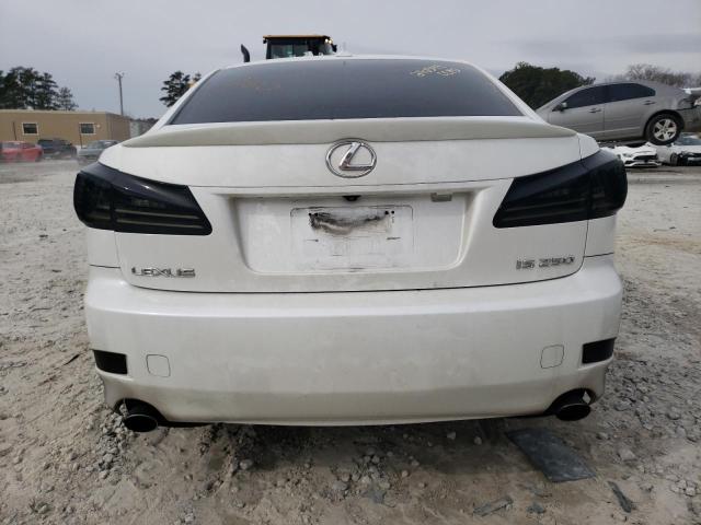 JTHBK262885052125 - 2008 LEXUS IS 250 WHITE photo 6