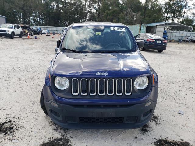 ZACCJBAB2JPH95070 - 2018 JEEP RENEGADE SPORT BLUE photo 5