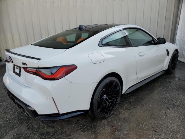 WBS33AZ07MCG54927 - 2021 BMW M4 COMPETITION WHITE photo 3