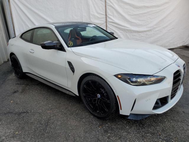 WBS33AZ07MCG54927 - 2021 BMW M4 COMPETITION WHITE photo 4
