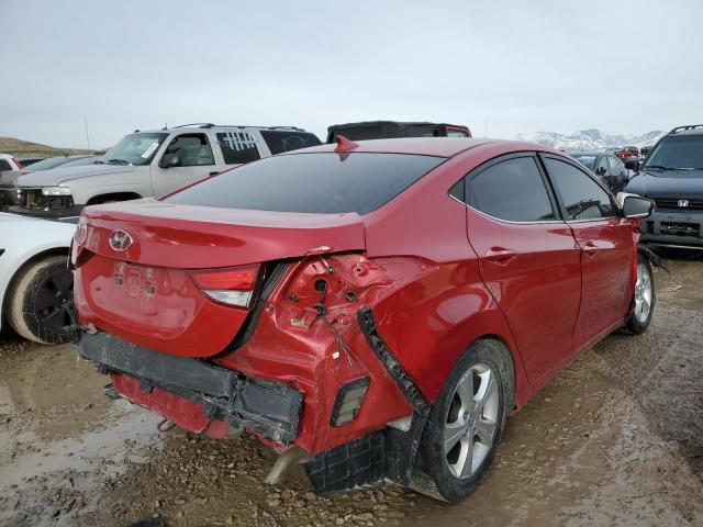 KMHDH4AE8GU491704 - 2016 HYUNDAI ELANTRA SE RED photo 3