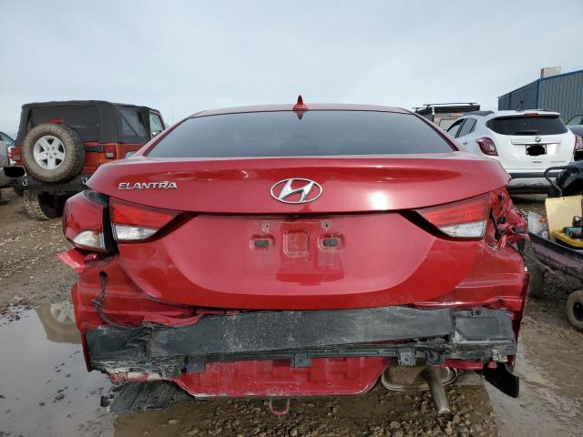 KMHDH4AE8GU491704 - 2016 HYUNDAI ELANTRA SE RED photo 6