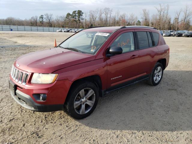 1C4NJCBB7CD678082 - 2012 JEEP COMPASS SPORT RED photo 1