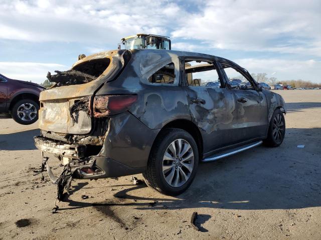 5FRYD4H44EB025853 - 2014 ACURA MDX TECHNOLOGY BURN photo 3