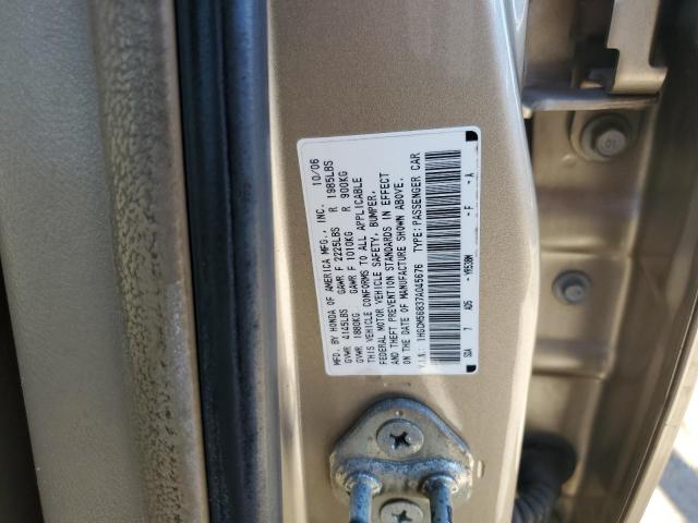 1HGCM56837A045676 - 2007 HONDA ACCORD EX GOLD photo 13