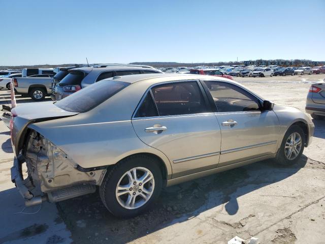 1HGCM56837A045676 - 2007 HONDA ACCORD EX GOLD photo 3