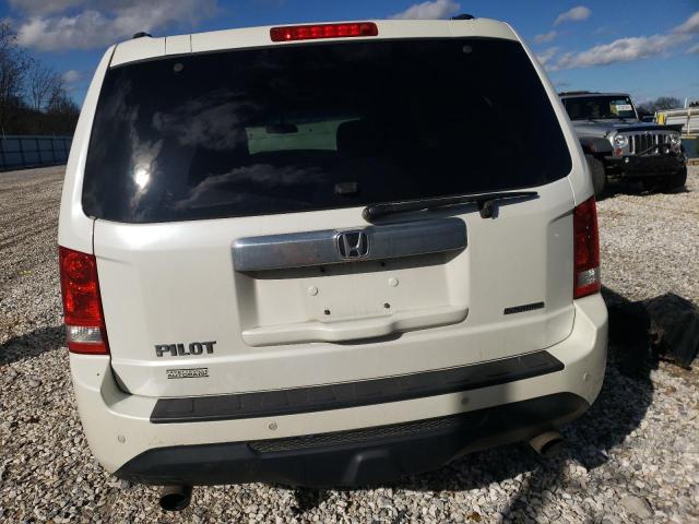 5FNYF3H93CB027270 - 2012 HONDA PILOT TOURING WHITE photo 6