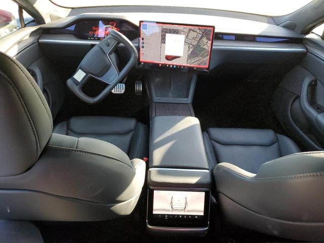 5YJSA1E57NF478036 - 2022 TESLA MODEL S RED photo 8