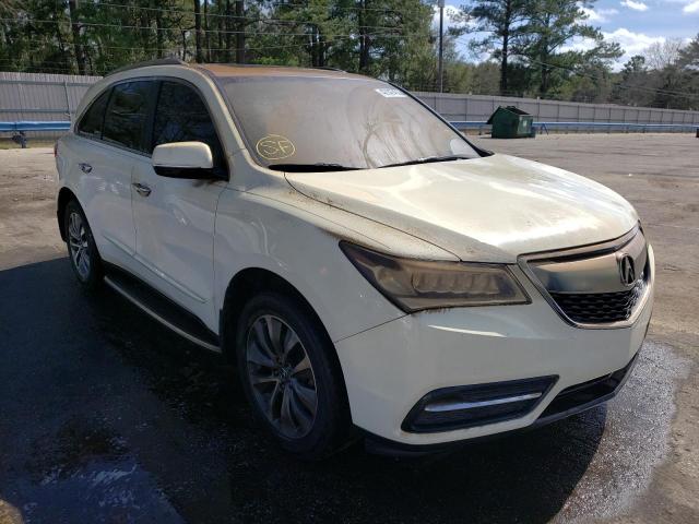 5FRYD3H46GB014740 - 2016 ACURA MDX TECHNOLOGY WHITE photo 4
