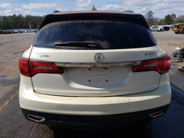 5FRYD3H46GB014740 - 2016 ACURA MDX TECHNOLOGY WHITE photo 6
