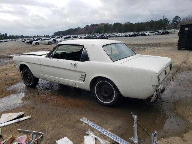 6R07T198627 - 1966 FORD MUSTANG WHITE photo 2