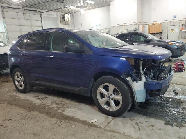 2FMTK3G90FBC28418 - 2015 FORD EDGE SE BLUE photo 4