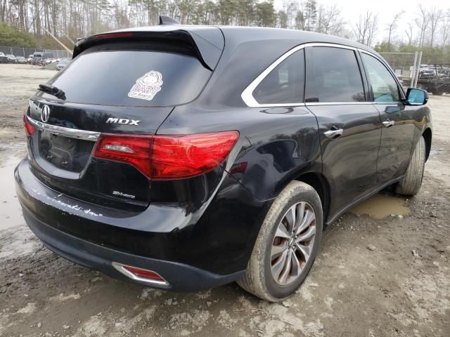 5FRYD4H46EB048681 - 2014 ACURA MDX TECHNOLOGY 黑色 照片 3
