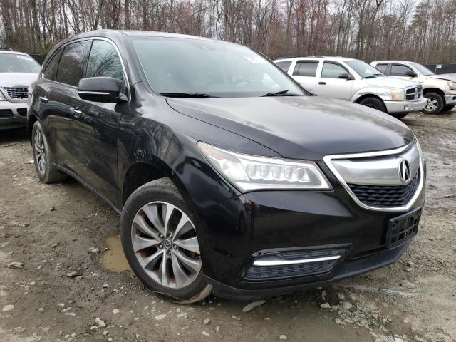 5FRYD4H46EB048681 - 2014 ACURA MDX TECHNOLOGY BLACK photo 4