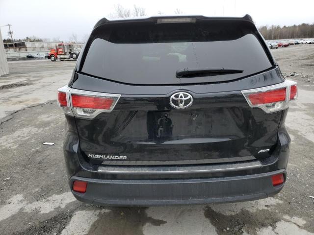 5TDBKRFH5GS269851 - 2016 TOYOTA HIGHLANDER LE BLACK photo 6