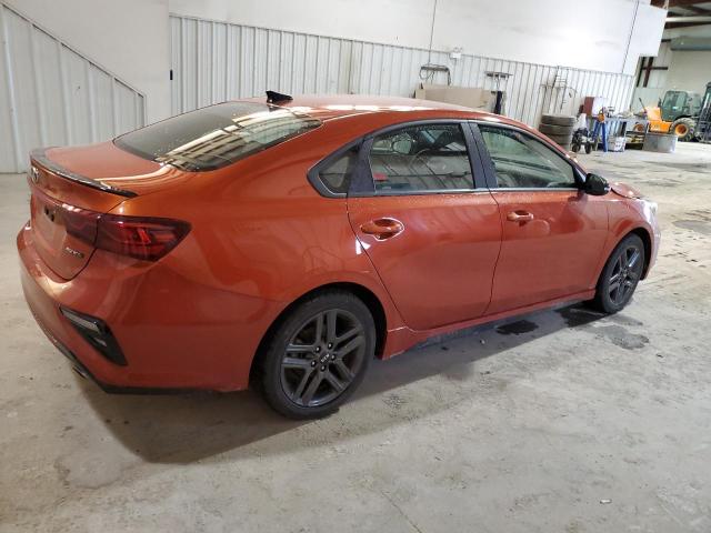 3KPF34AD1LE253950 - 2020 KIA FORTE GT LINE ORANGE photo 3