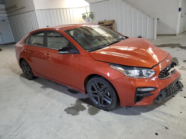 3KPF34AD1LE253950 - 2020 KIA FORTE GT LINE ORANGE photo 4