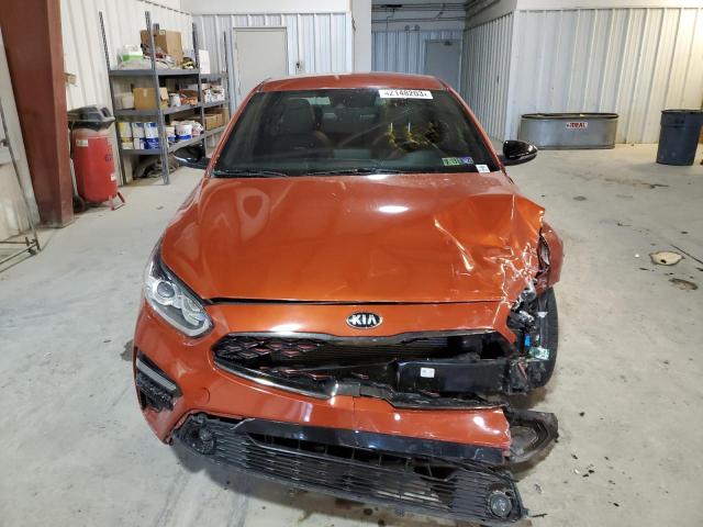 3KPF34AD1LE253950 - 2020 KIA FORTE GT LINE ORANGE photo 5