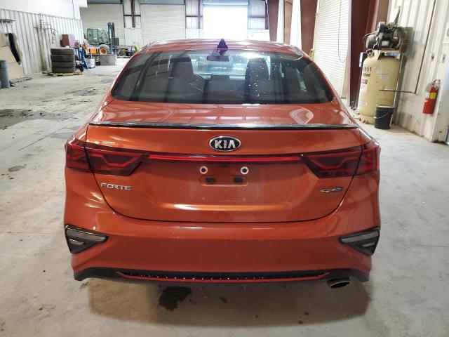 3KPF34AD1LE253950 - 2020 KIA FORTE GT LINE ORANGE photo 6